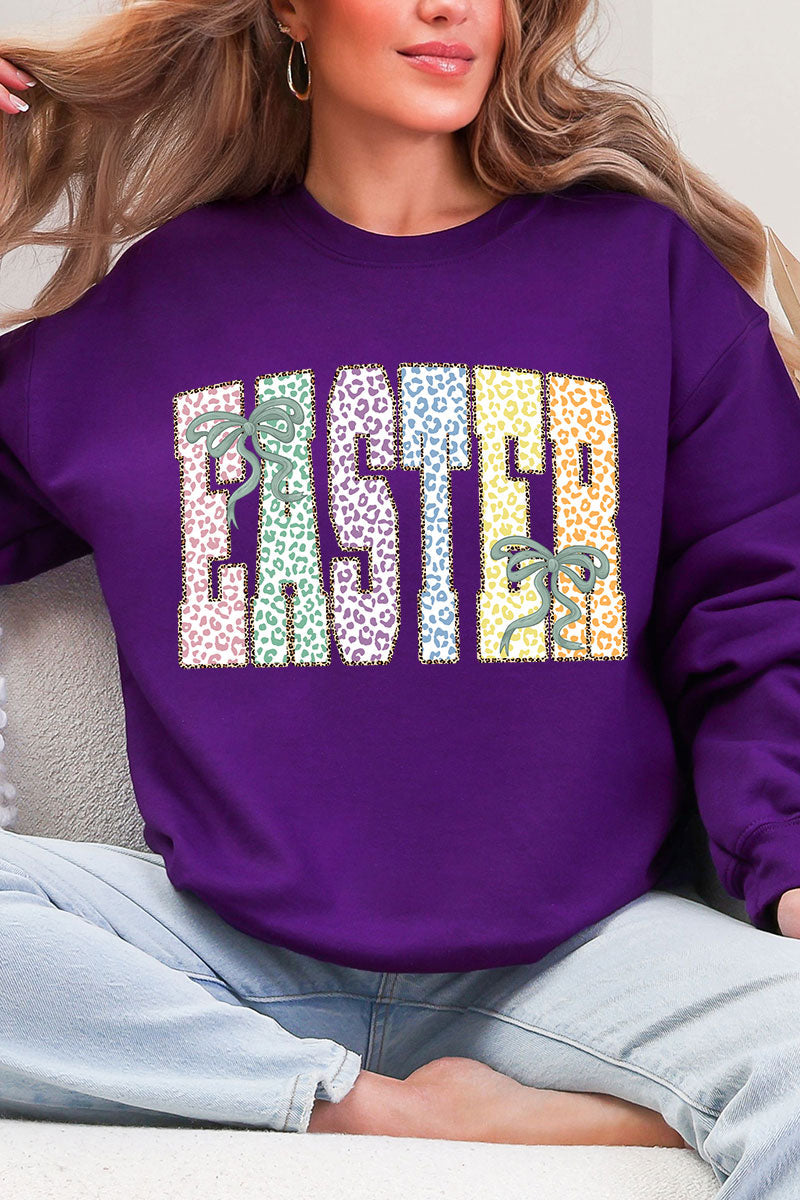 Pastel Easter Coquette Heavy Blend Crew Sweatshirt product image 5