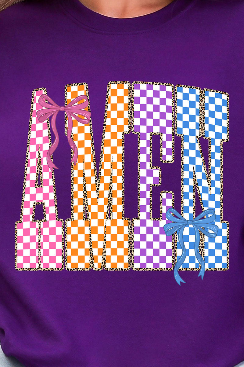 Color Check Amen Heavy Blend Crew Sweatshirt product image 2
