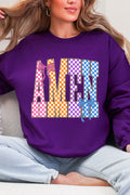 Color Check Amen Heavy Blend Crew Sweatshirt product image 1