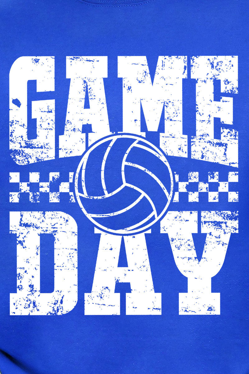 Retro Volleyball Game Day Heavy Blend Crew Sweatshirt product image 2