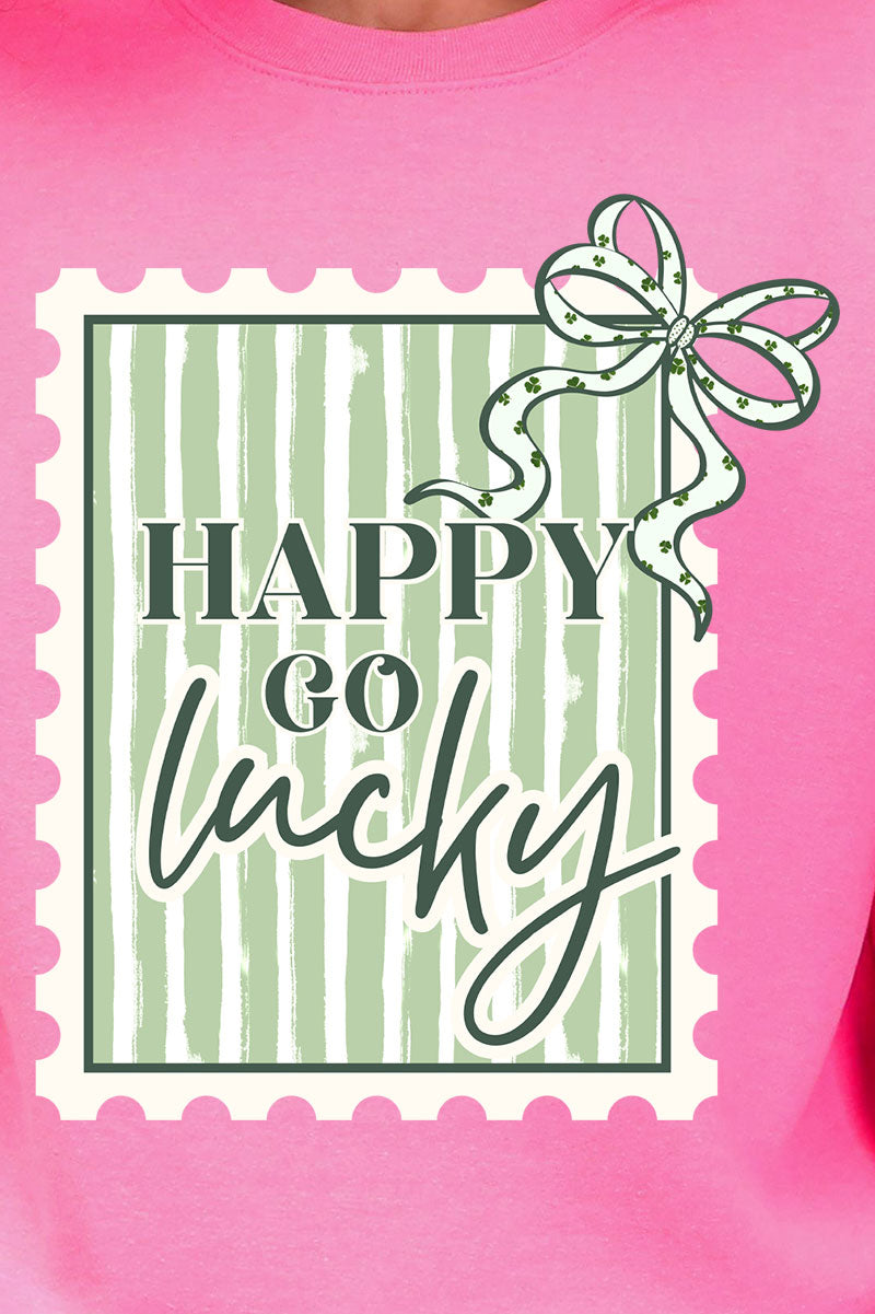 Happy Go Lucky Heavy Blend Crew Sweatshirt product image 2