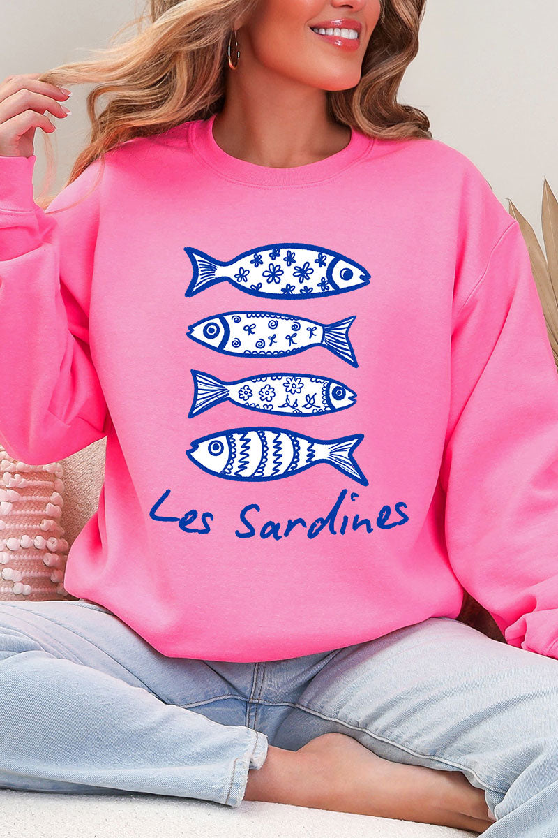 Les Sardines Heavy Blend Crew Sweatshirt product image 5
