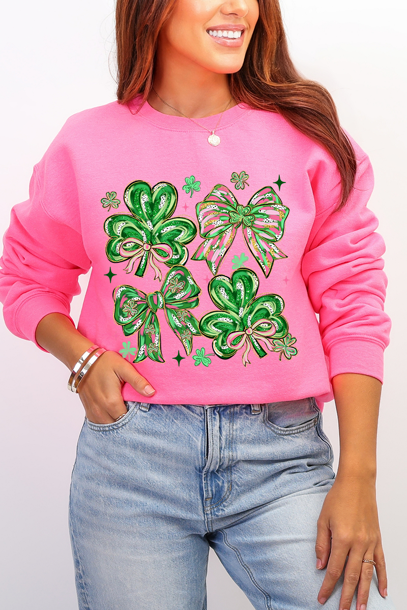 Lucky Luxe Bows Heavy Blend Crew Sweatshirt product image 6