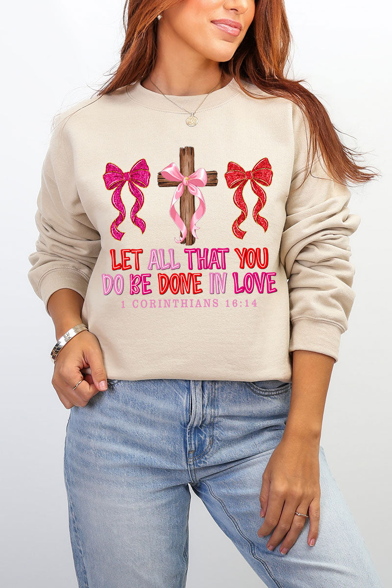 Be Done In Love Heavy Blend Crew Sweatshirt product image 1