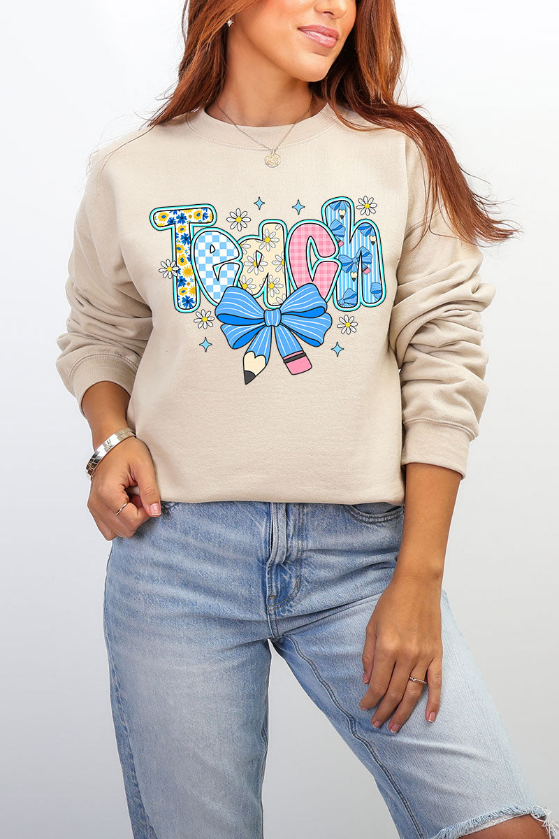 Daisy Days Teach Heavy Blend Crew Sweatshirt product image 6