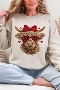 Heartbreaking Heifer Faux Yarn Heavy Blend Crew Sweatshirt product image 1