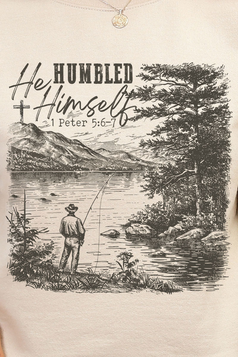 He Humbled Himself Heavy Blend Crew Sweatshirt product image 2