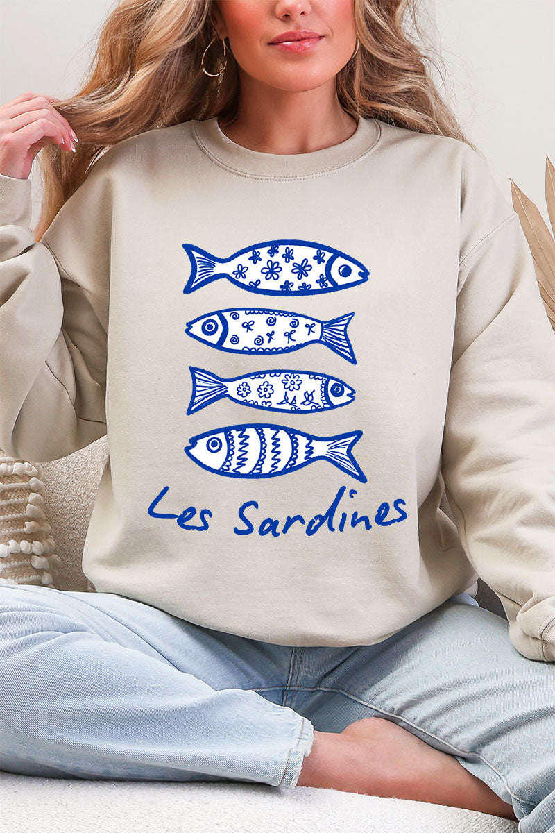 Les Sardines Heavy Blend Crew Sweatshirt product image 6