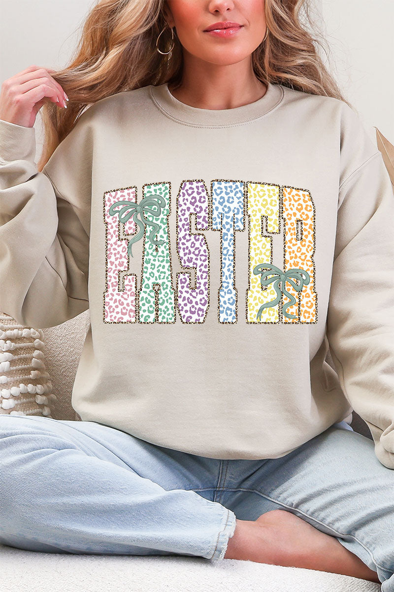Pastel Easter Coquette Heavy Blend Crew Sweatshirt product image 6