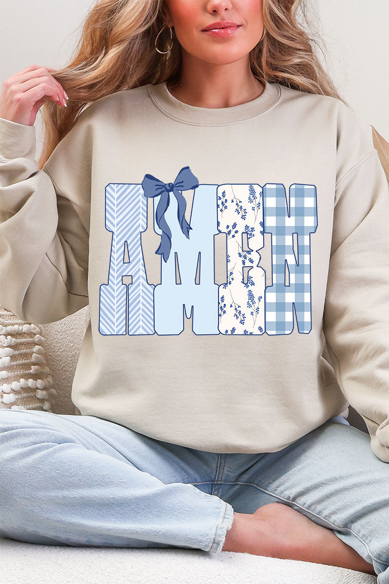 Sunday Blue Amen Heavy Blend Crew Sweatshirt product image 6