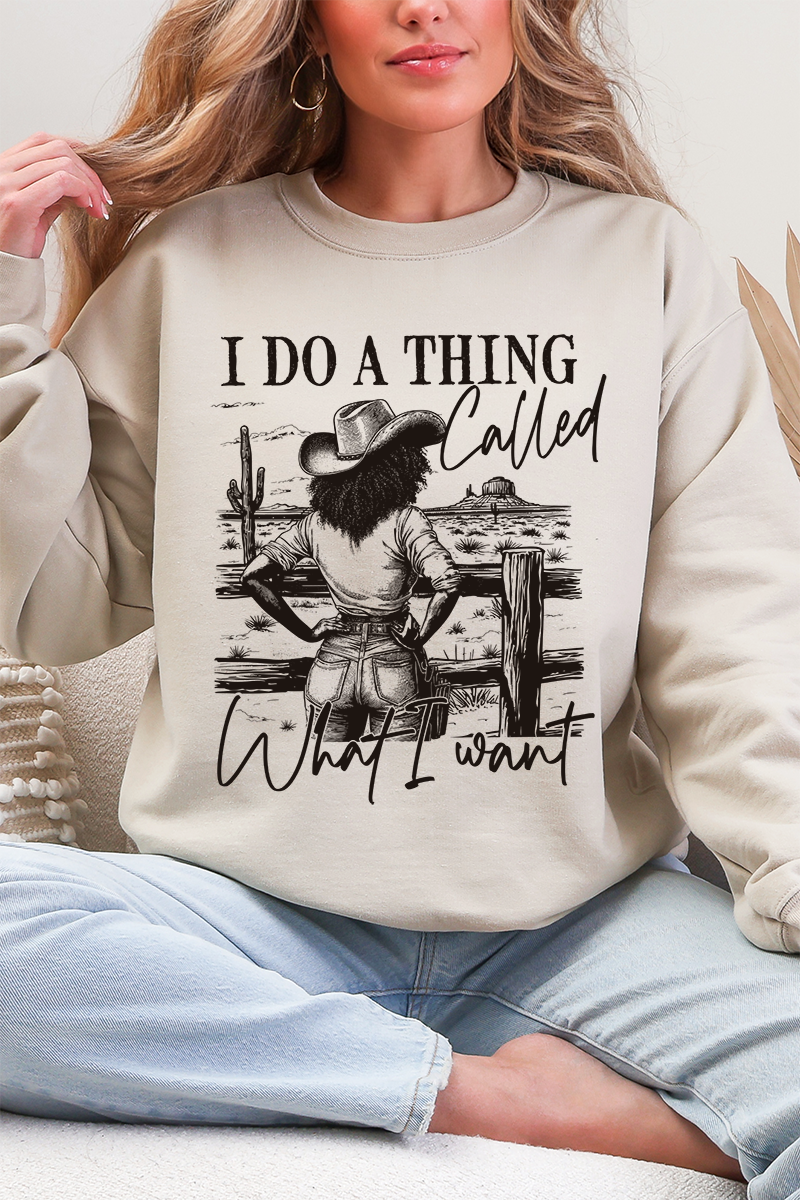 What I Want Heavy Blend Crew Sweatshirt product image 1