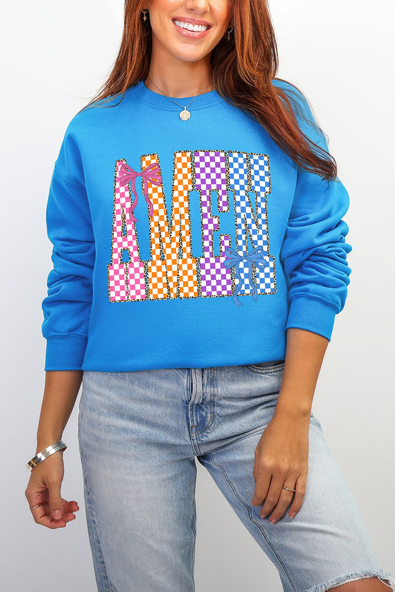 Color Check Amen Heavy Blend Crew Sweatshirt product image 6
