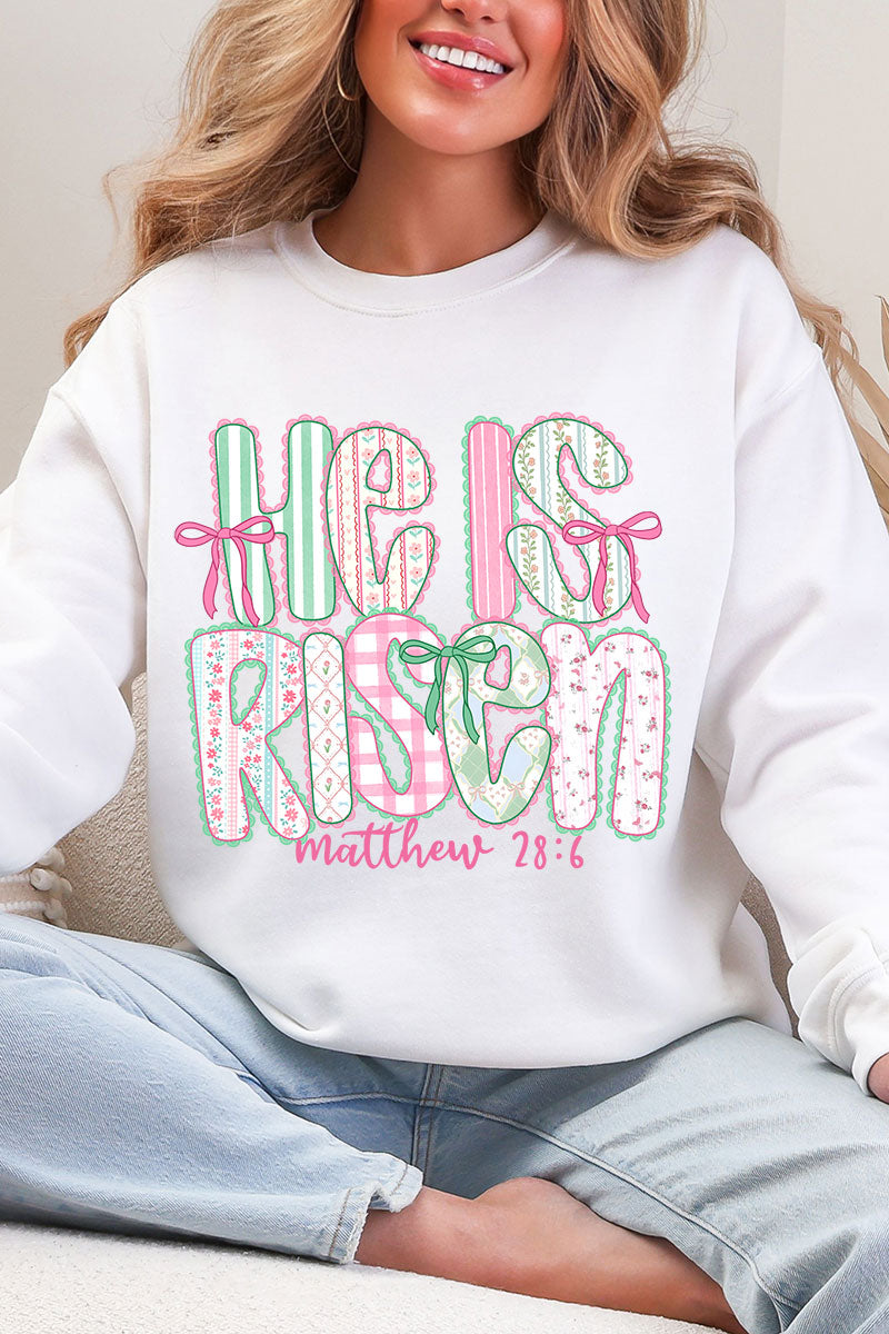 Lace & Bloom He Is Risen Heavy Blend Crew Sweatshirt product image 6