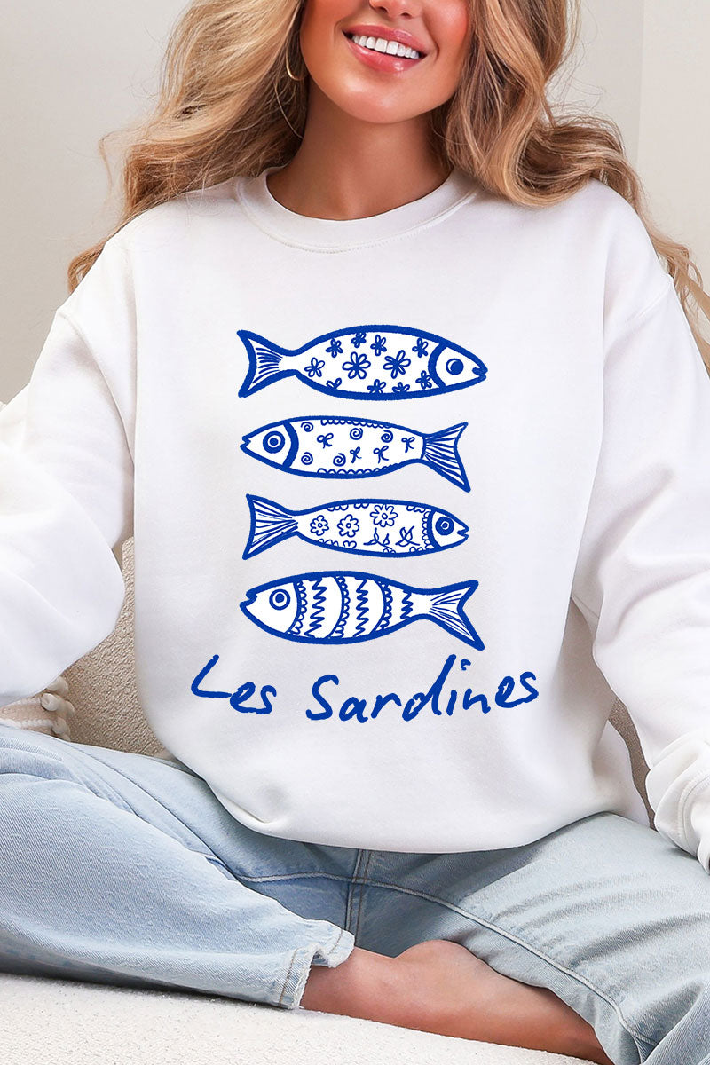 Les Sardines Heavy Blend Crew Sweatshirt product image 7