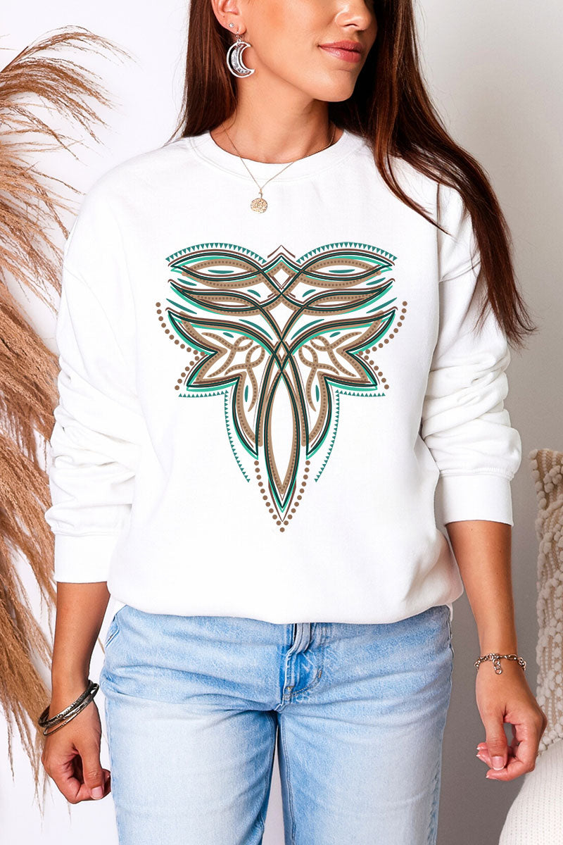 Tan Boot Stitch Heavy Blend Crew Sweatshirt product image 6