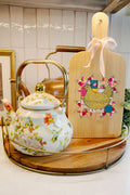 Quilter's Coop Decorative Wood Cutting Board