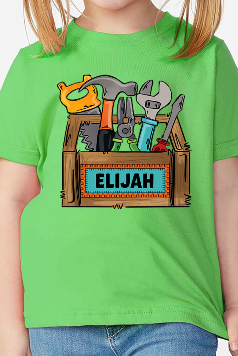 Toddler Personalized Little Fixer Fine Jersey Tee product image 3