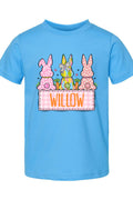 Toddler Personalized Brushstroke Bunny Fine Jersey Tee product image 1