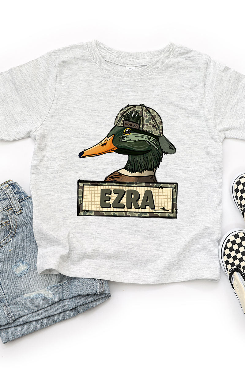 Toddler Personalized Little Mallard Fine Jersey Tee product image 3