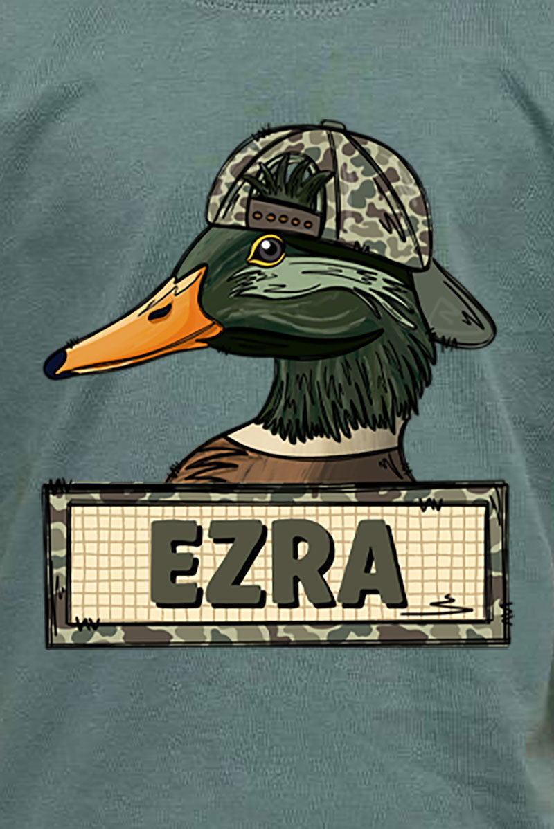 Toddler Personalized Little Mallard Fine Jersey Tee product image 2