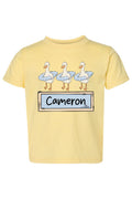 Toddler Personalized Blue Summer Geese Fine Jersey Tee product image 1