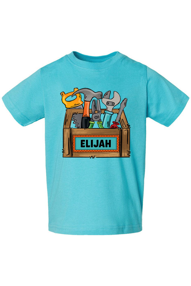 Toddler Personalized Little Fixer Fine Jersey Tee product image 5