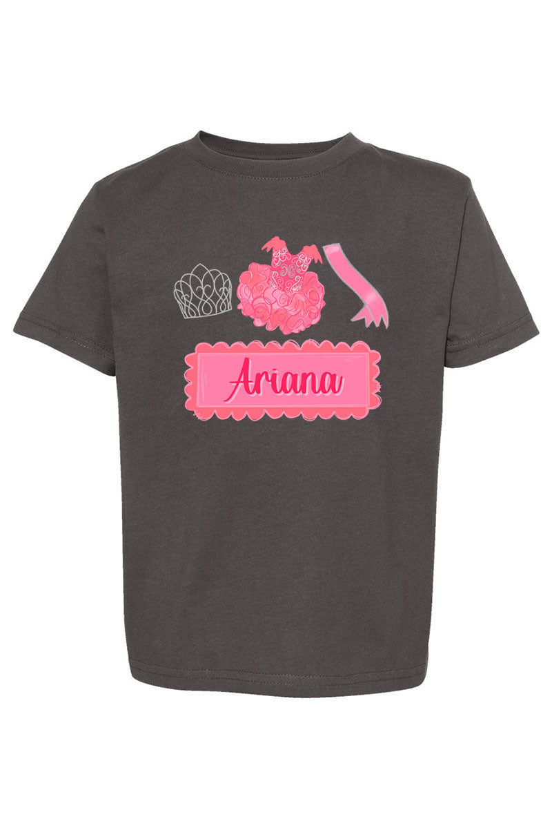Toddler Personalized Crowned Cutie Fine Jersey Tee product image 4