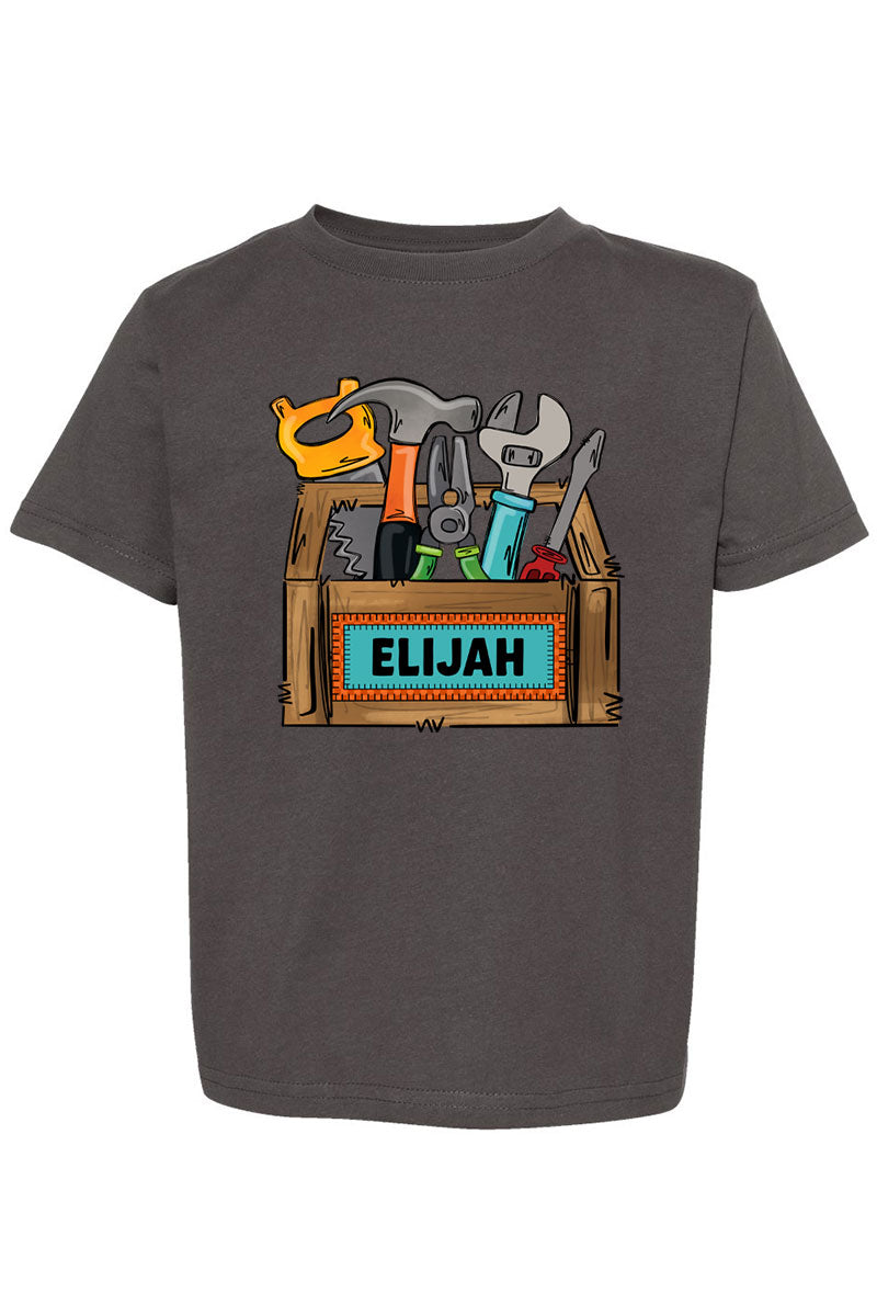 Toddler Personalized Little Fixer Fine Jersey Tee product image 6
