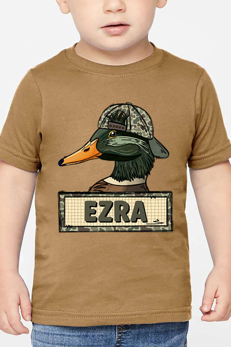 Toddler Personalized Little Mallard Fine Jersey Tee product image 5