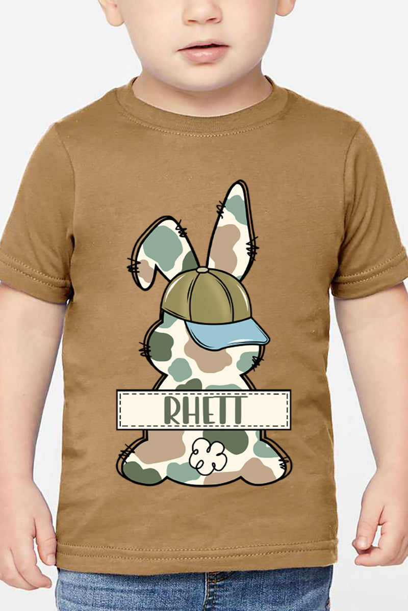 Toddler Personalized Camo Bunny Fine Jersey Tee product image 3