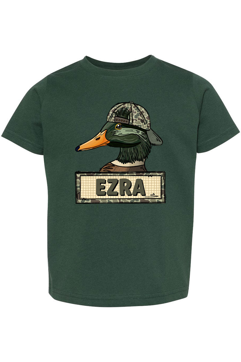 Toddler Personalized Little Mallard Fine Jersey Tee product image 6