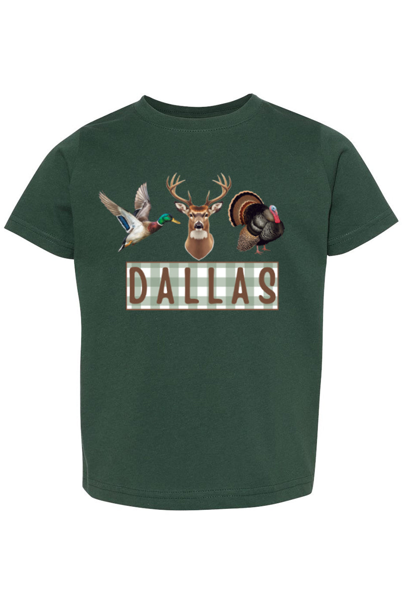 Toddler Personalized Hunting Trio Fine Jersey Tee product image 4
