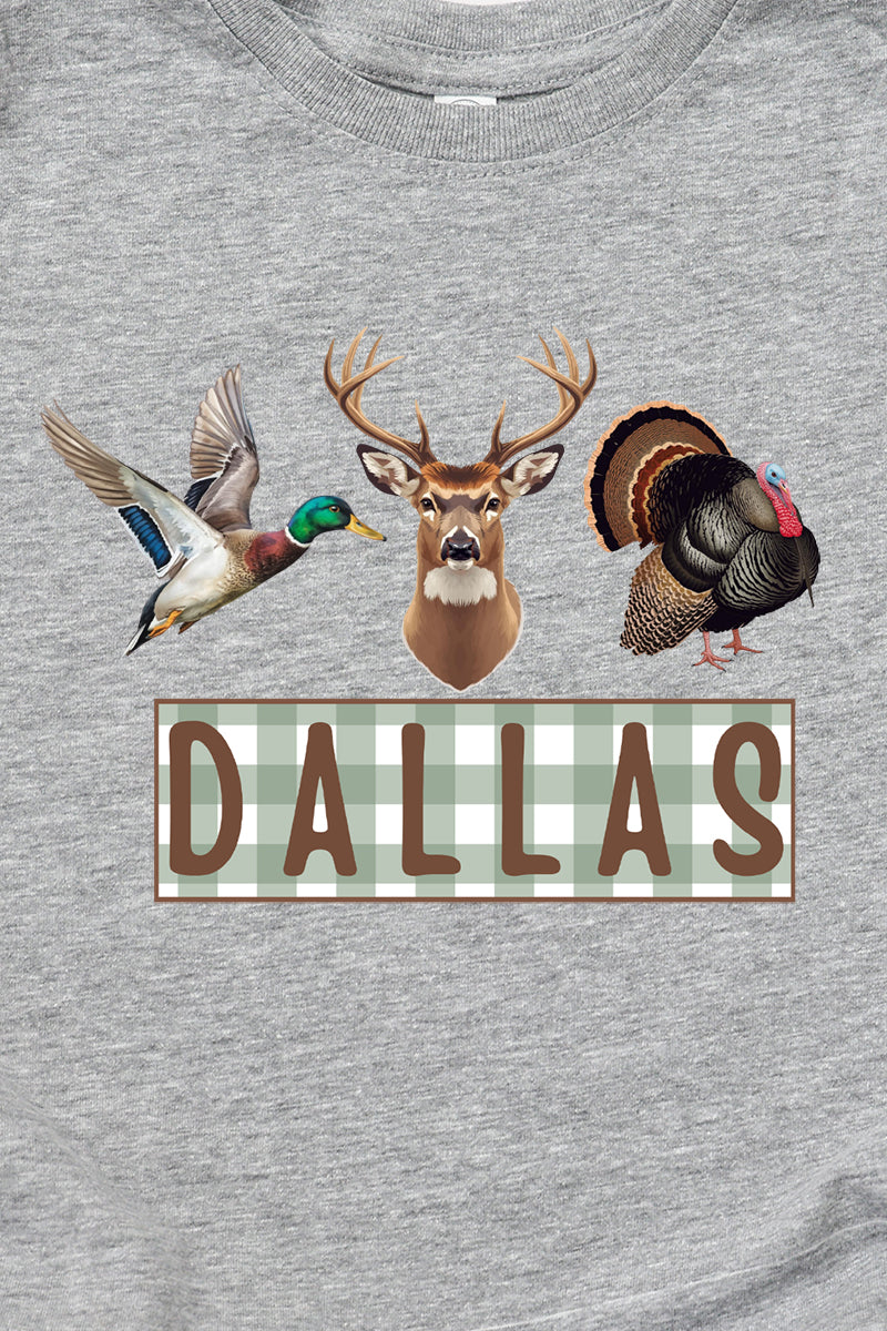 Toddler Personalized Hunting Trio Fine Jersey Tee product image 2
