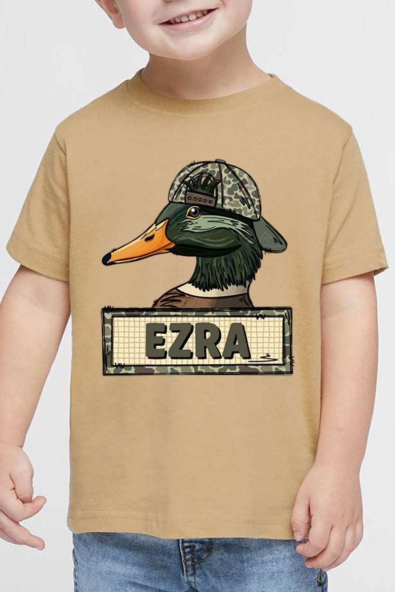 Toddler Personalized Little Mallard Fine Jersey Tee product image 7