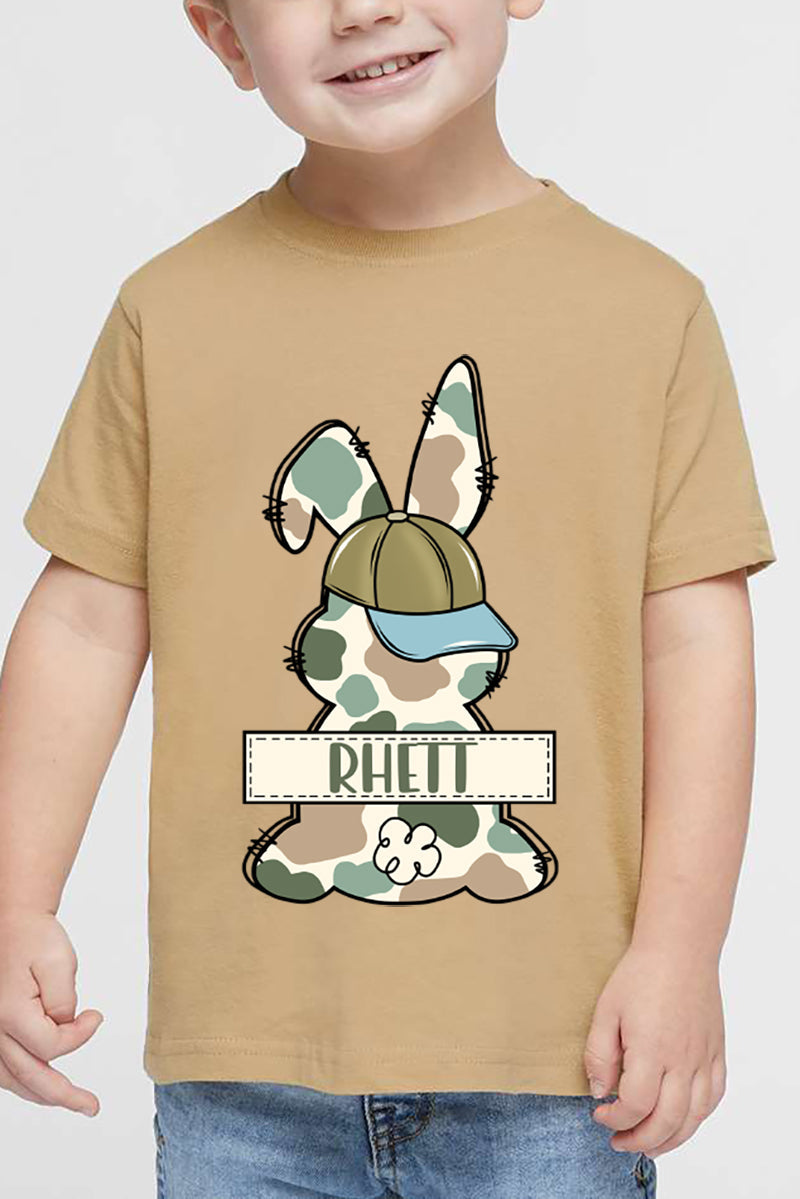 Toddler Personalized Camo Bunny Fine Jersey Tee product image 4