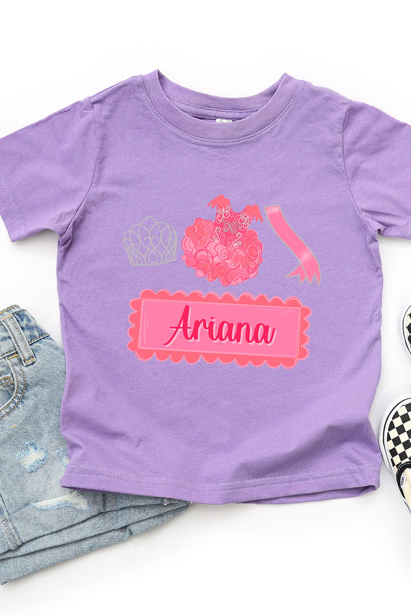 Toddler Personalized Crowned Cutie Fine Jersey Tee product image 5