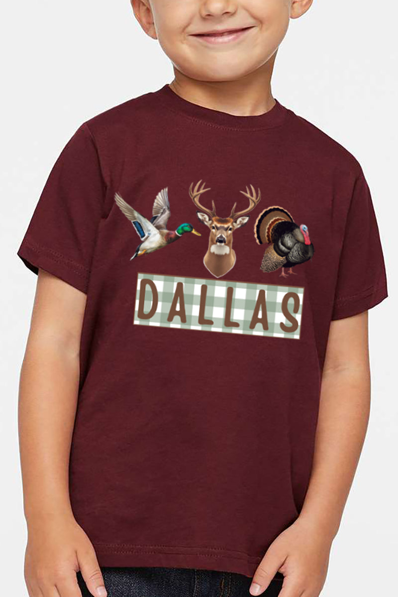 Toddler Personalized Hunting Trio Fine Jersey Tee product image 5