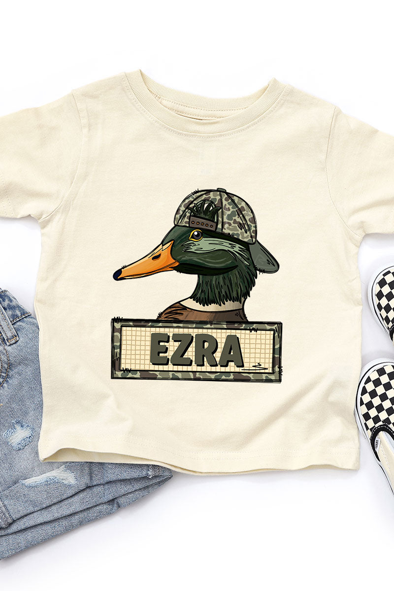 Toddler Personalized Little Mallard Fine Jersey Tee product image 8