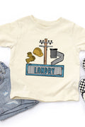 Toddler Personalized Blue Power Crew Kid Fine Jersey Tee product image 1