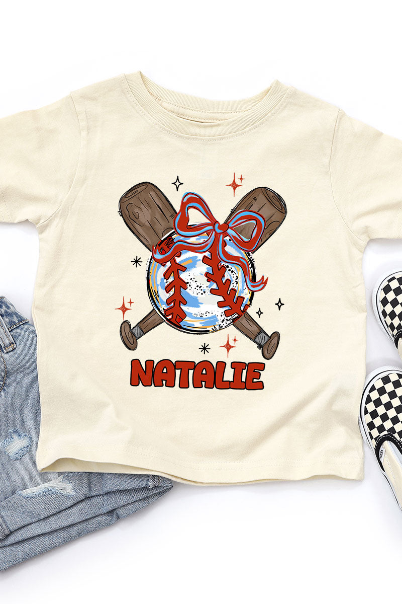 Toddler Personalized Coquette Home Run Hitter Fine Jersey product image 6
