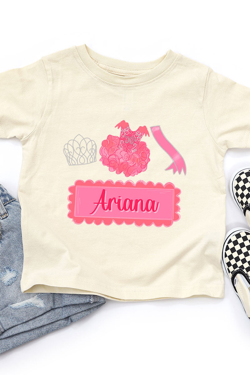 Toddler Personalized Crowned Cutie Fine Jersey Tee product image 6