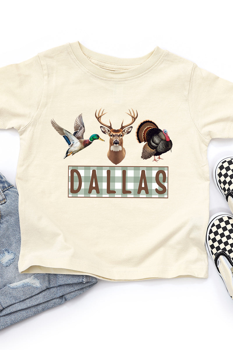 Toddler Personalized Hunting Trio Fine Jersey Tee product image 6