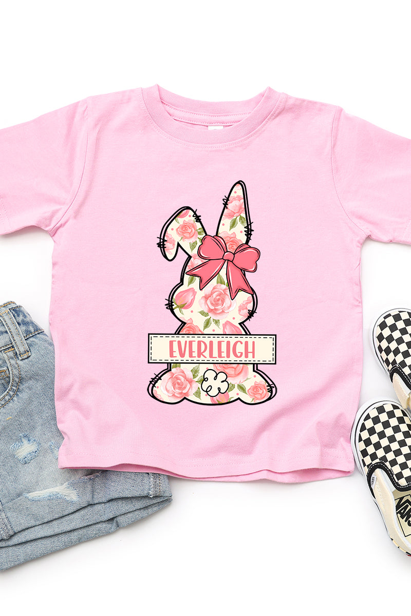 Toddler Personalized Blush Bunny Fine Jersey Tee product image 4