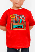 Toddler Personalized Little Fixer Fine Jersey Tee product image 1