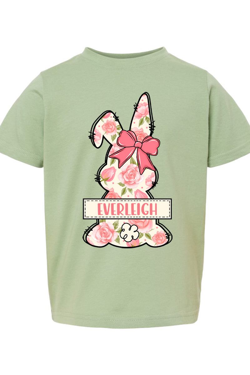 Toddler Personalized Blush Bunny Fine Jersey Tee product image 5