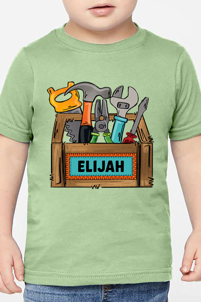 Toddler Personalized Little Fixer Fine Jersey Tee product image 8