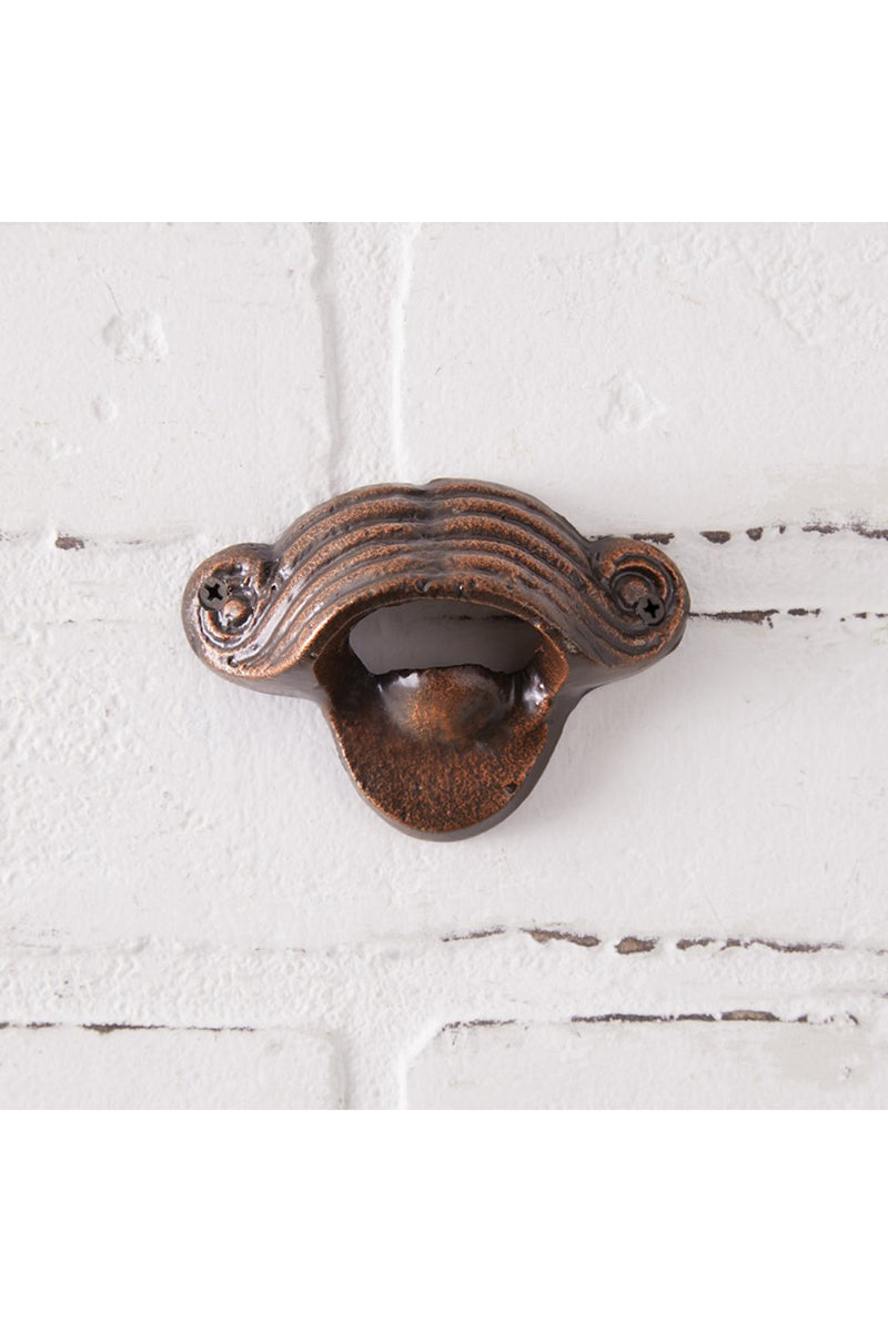 2.25 x 3.25 Mustache Wall Mounted Bottle Opener