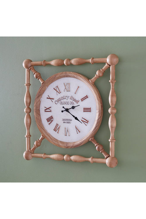 19 x 19 Old Time Country Wall Clock