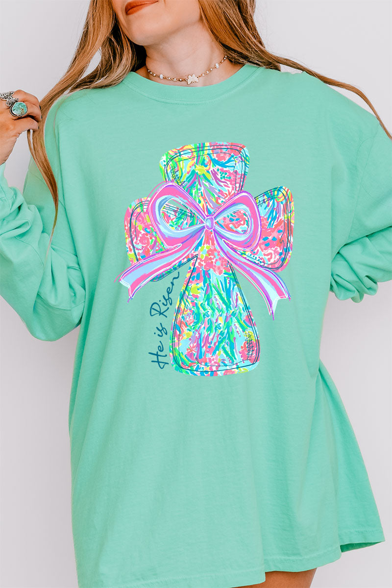 Faith & Frills Comfort Colors Heavyweight Long Sleeve product image 5