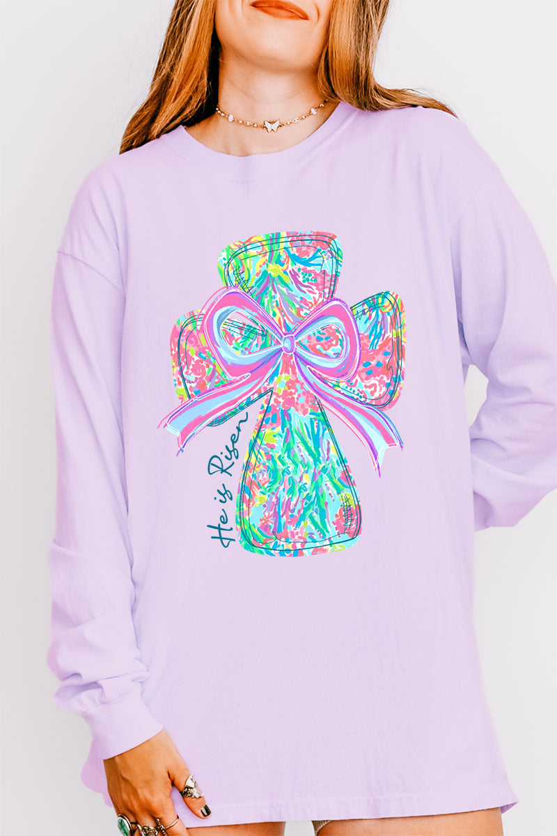 Faith & Frills Comfort Colors Heavyweight Long Sleeve product image 1